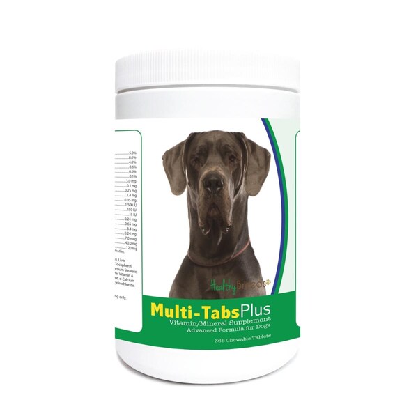 Healthy Breeds Great Dane Multi-Tabs Plus Chewable Tablets, 365PK 840235123620 - main